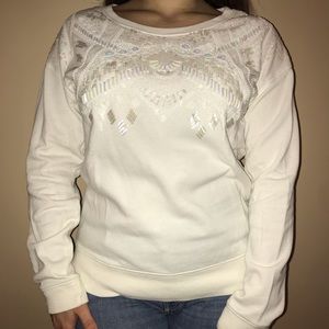 Express embellished sweater